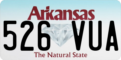 AR license plate 526VUA