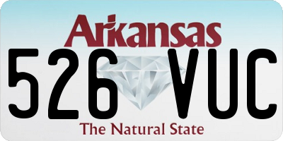 AR license plate 526VUC