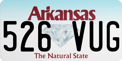 AR license plate 526VUG