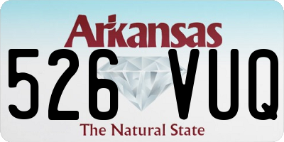 AR license plate 526VUQ