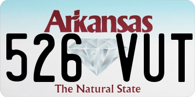 AR license plate 526VUT