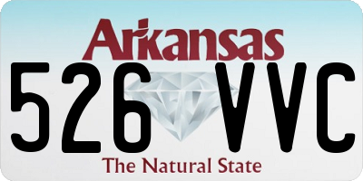 AR license plate 526VVC