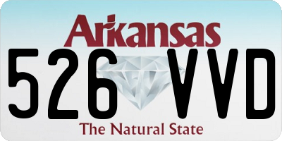 AR license plate 526VVD