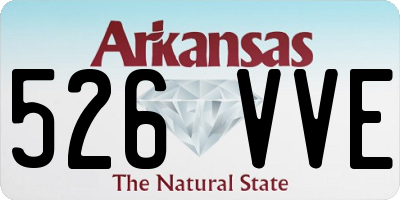 AR license plate 526VVE