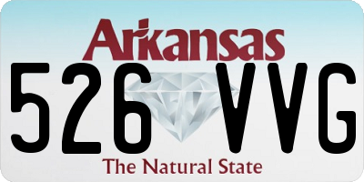 AR license plate 526VVG