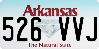 AR license plate 526VVJ
