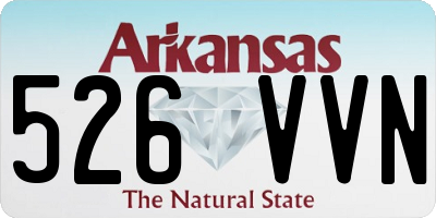 AR license plate 526VVN