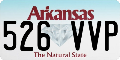 AR license plate 526VVP