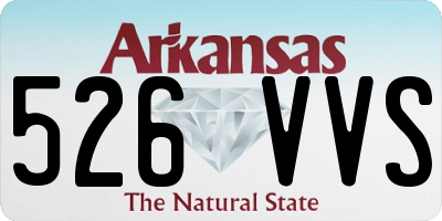 AR license plate 526VVS