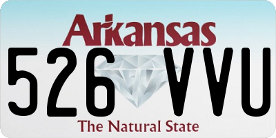 AR license plate 526VVU