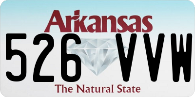 AR license plate 526VVW