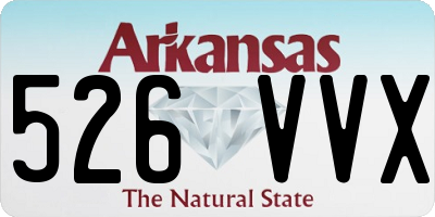 AR license plate 526VVX