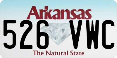 AR license plate 526VWC