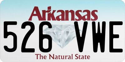 AR license plate 526VWE