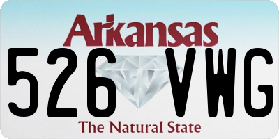 AR license plate 526VWG