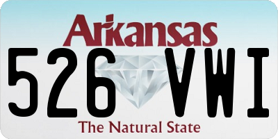 AR license plate 526VWI