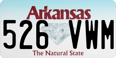 AR license plate 526VWM
