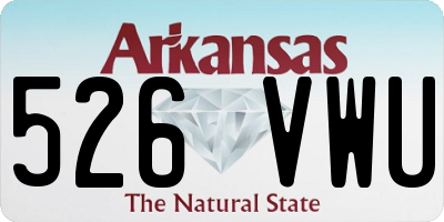 AR license plate 526VWU