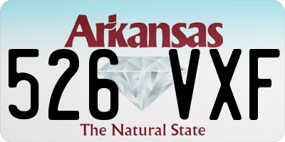 AR license plate 526VXF