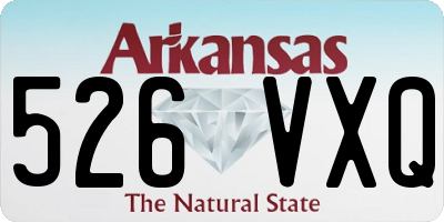 AR license plate 526VXQ