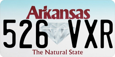 AR license plate 526VXR