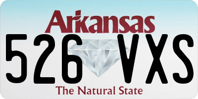 AR license plate 526VXS