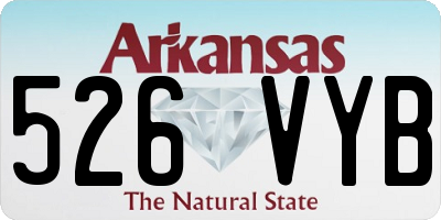 AR license plate 526VYB