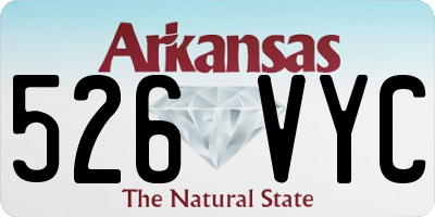 AR license plate 526VYC