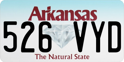 AR license plate 526VYD