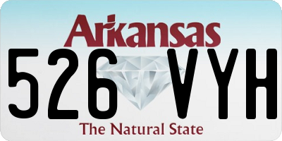 AR license plate 526VYH