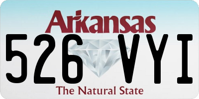 AR license plate 526VYI
