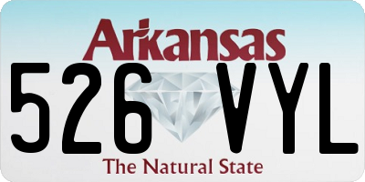 AR license plate 526VYL
