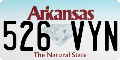 AR license plate 526VYN