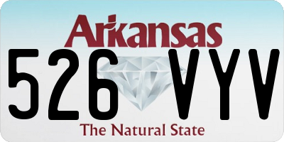 AR license plate 526VYV