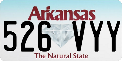 AR license plate 526VYY