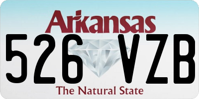 AR license plate 526VZB