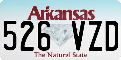 AR license plate 526VZD