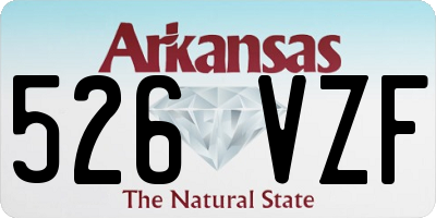 AR license plate 526VZF