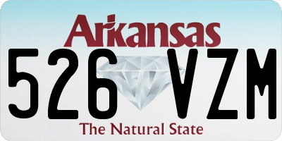 AR license plate 526VZM