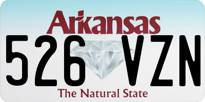 AR license plate 526VZN