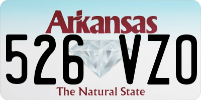 AR license plate 526VZO
