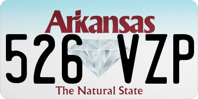 AR license plate 526VZP