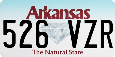 AR license plate 526VZR