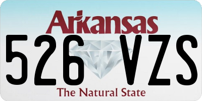 AR license plate 526VZS