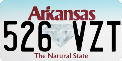 AR license plate 526VZT