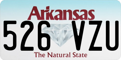 AR license plate 526VZU