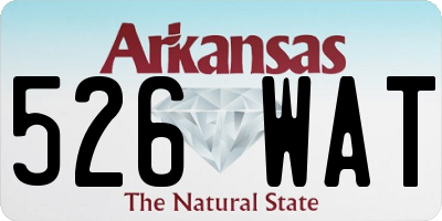 AR license plate 526WAT