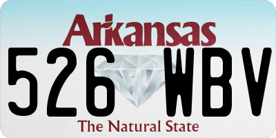 AR license plate 526WBV