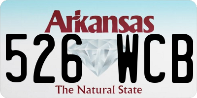 AR license plate 526WCB
