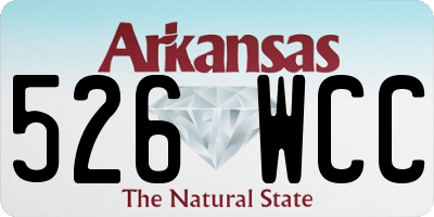AR license plate 526WCC